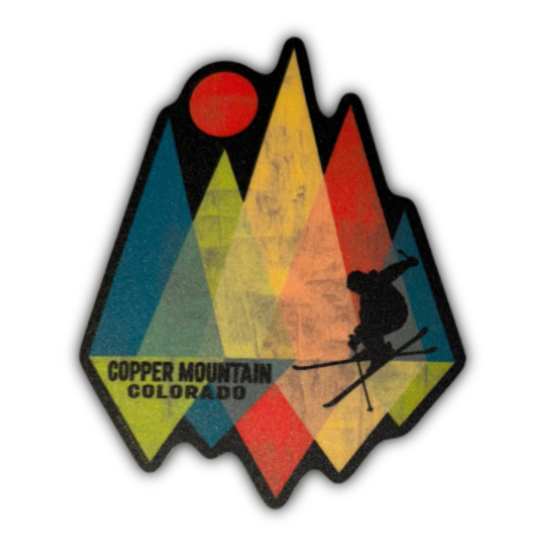 Shard Mountain Skier Sticker