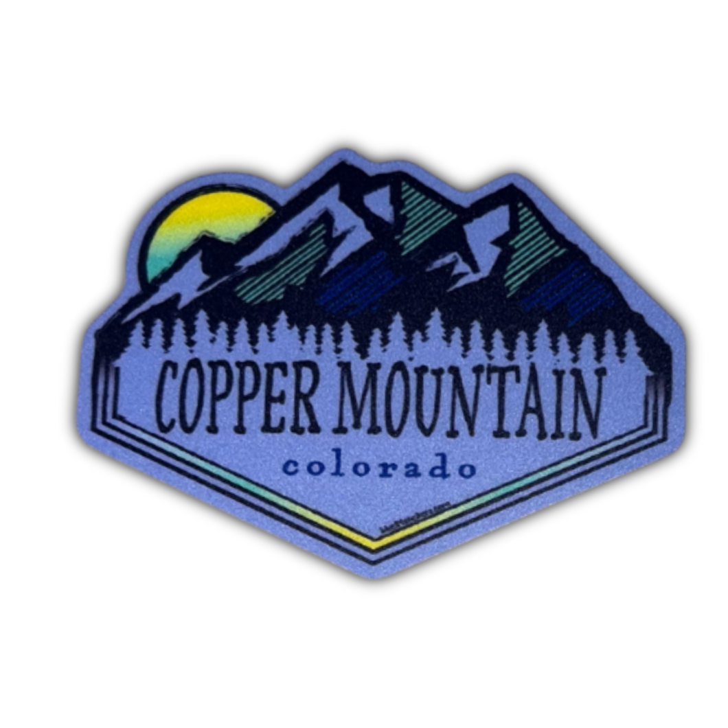 House Name Mountain Sticker