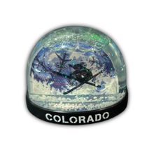 Load image into Gallery viewer, Skier &amp; Snowboarder Snowglobe
