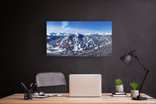 Load image into Gallery viewer, Copper Mountain Winter Aerial Acrylic 48" x 24"