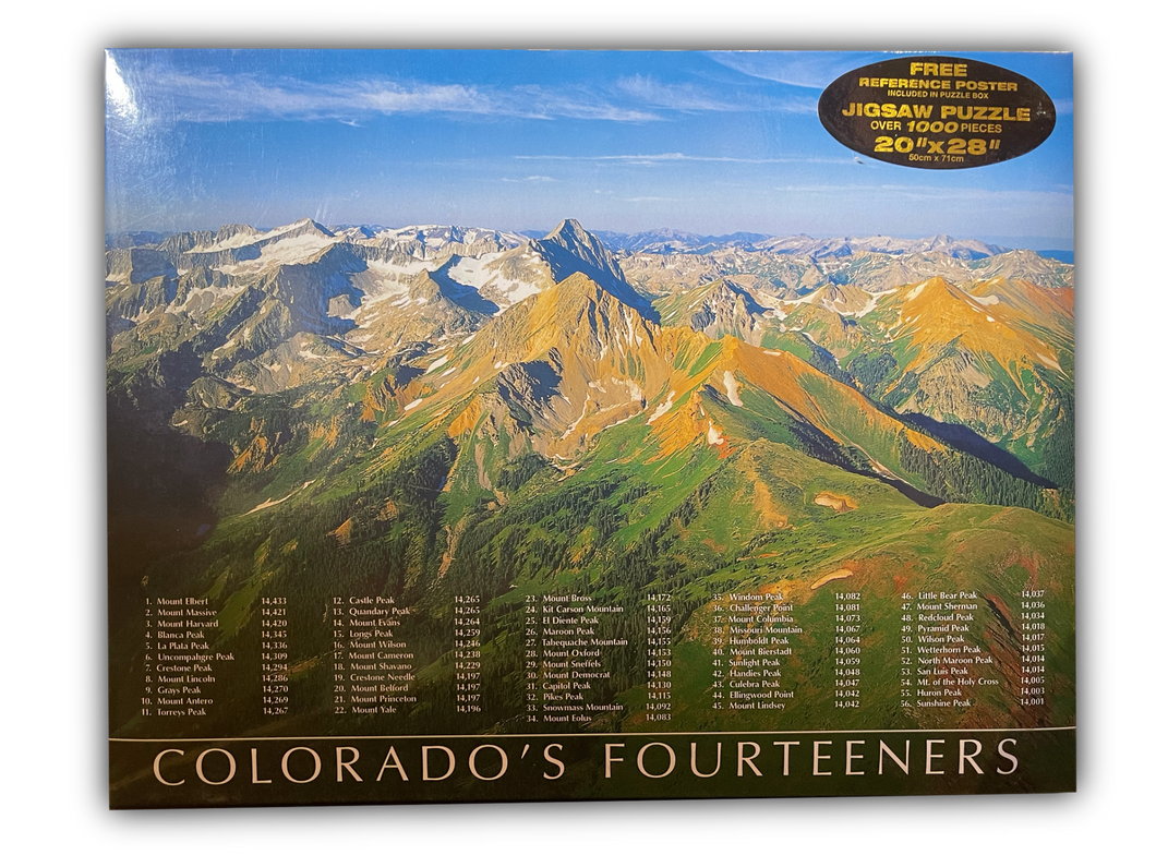 Colorado's Fourteeners Puzzle