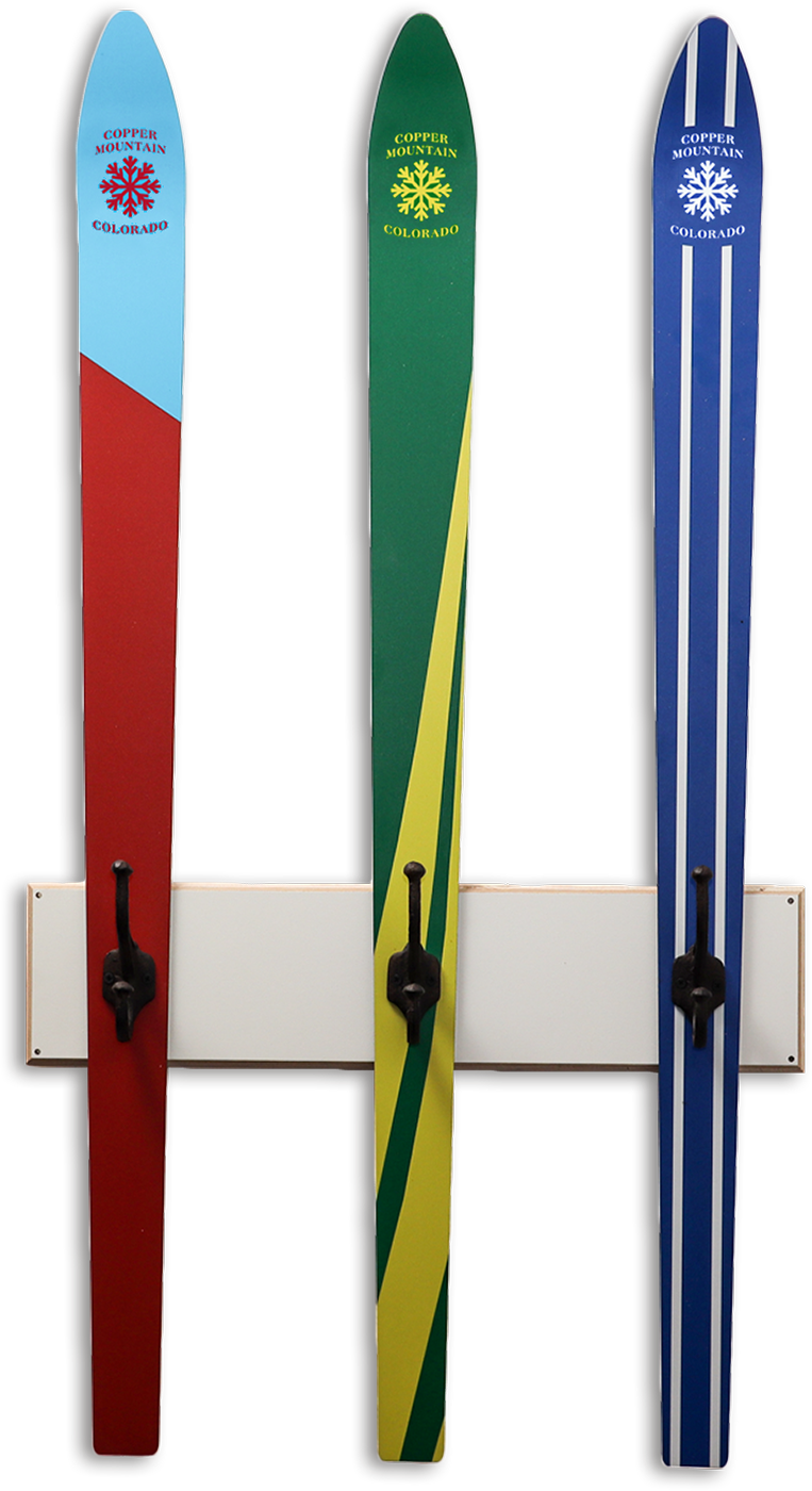 Ski clearance coat rack