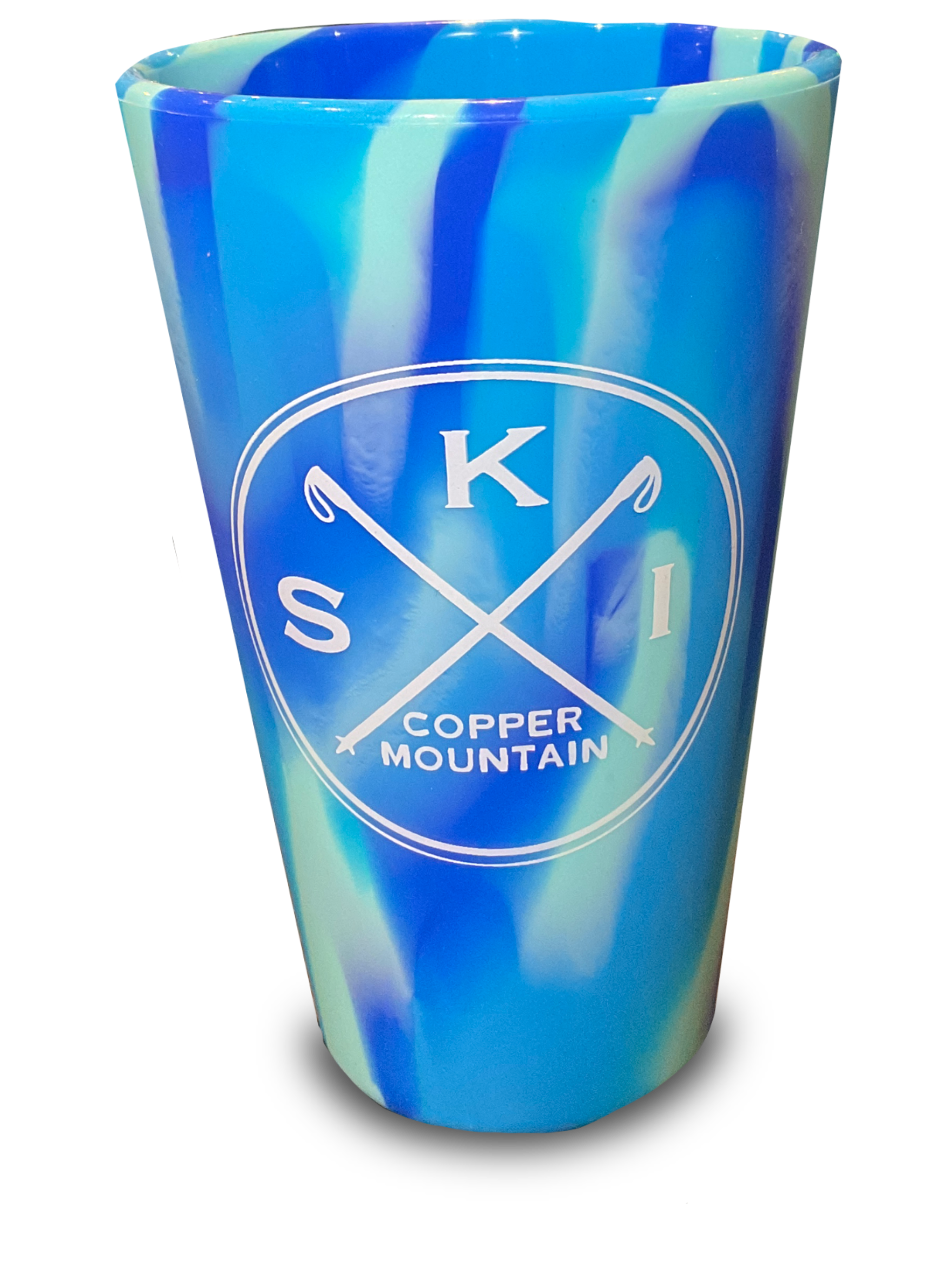 Silipint Pint Glass 16oz Arctic Sky