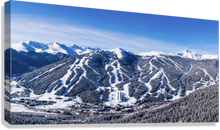 Load image into Gallery viewer, Copper Mountain Winter Aerial Canvas 40&quot; x 20&quot;
