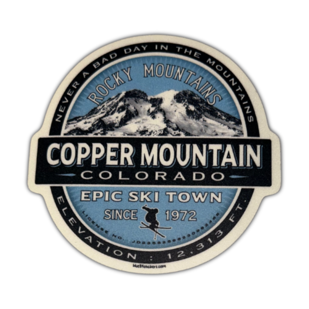 Epic Ski Town Sticker