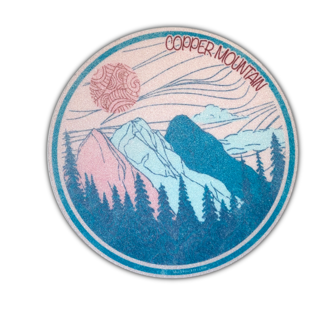 Plantigrade Mountains Sticker