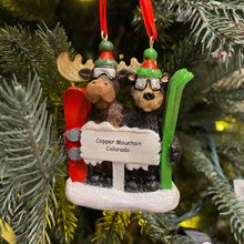 Load image into Gallery viewer, Ski Couple Ornament
