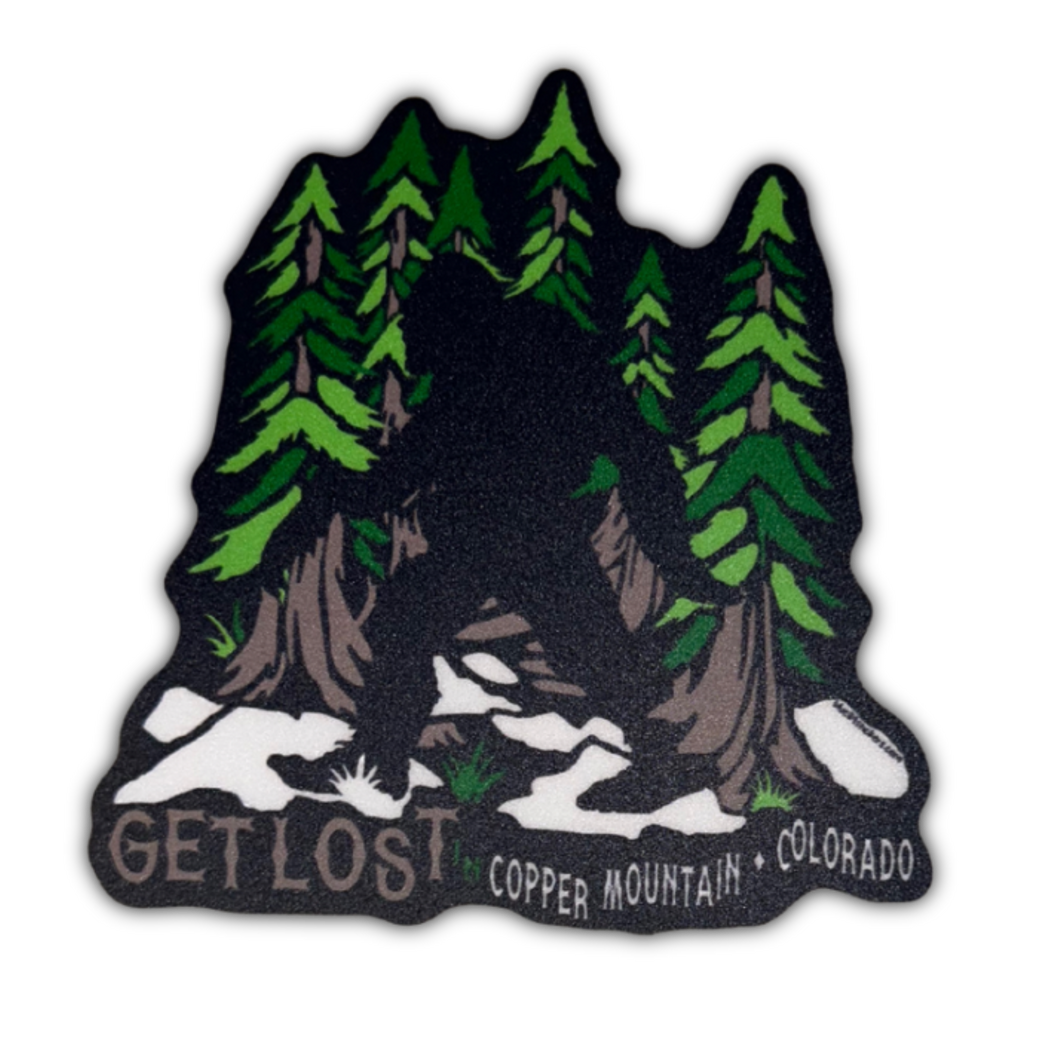 Get Lost Bigfoot Sticker