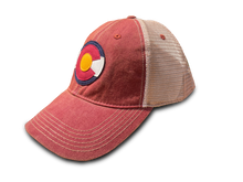 Load image into Gallery viewer, CO Flag Cardinal Trucker
