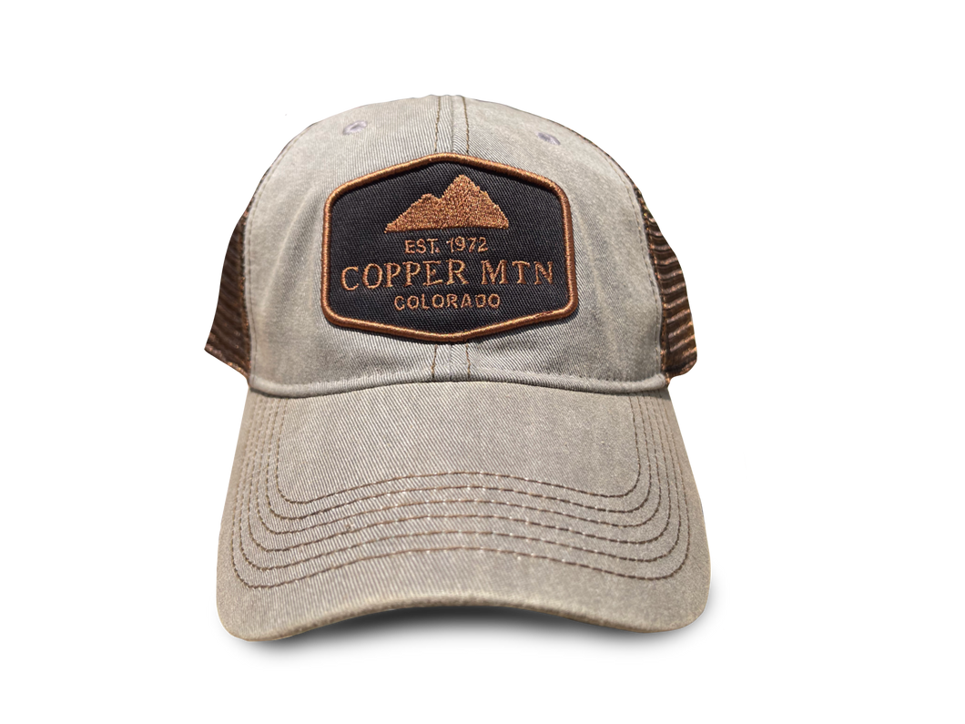 Embroidered Copper Mtn Trucker