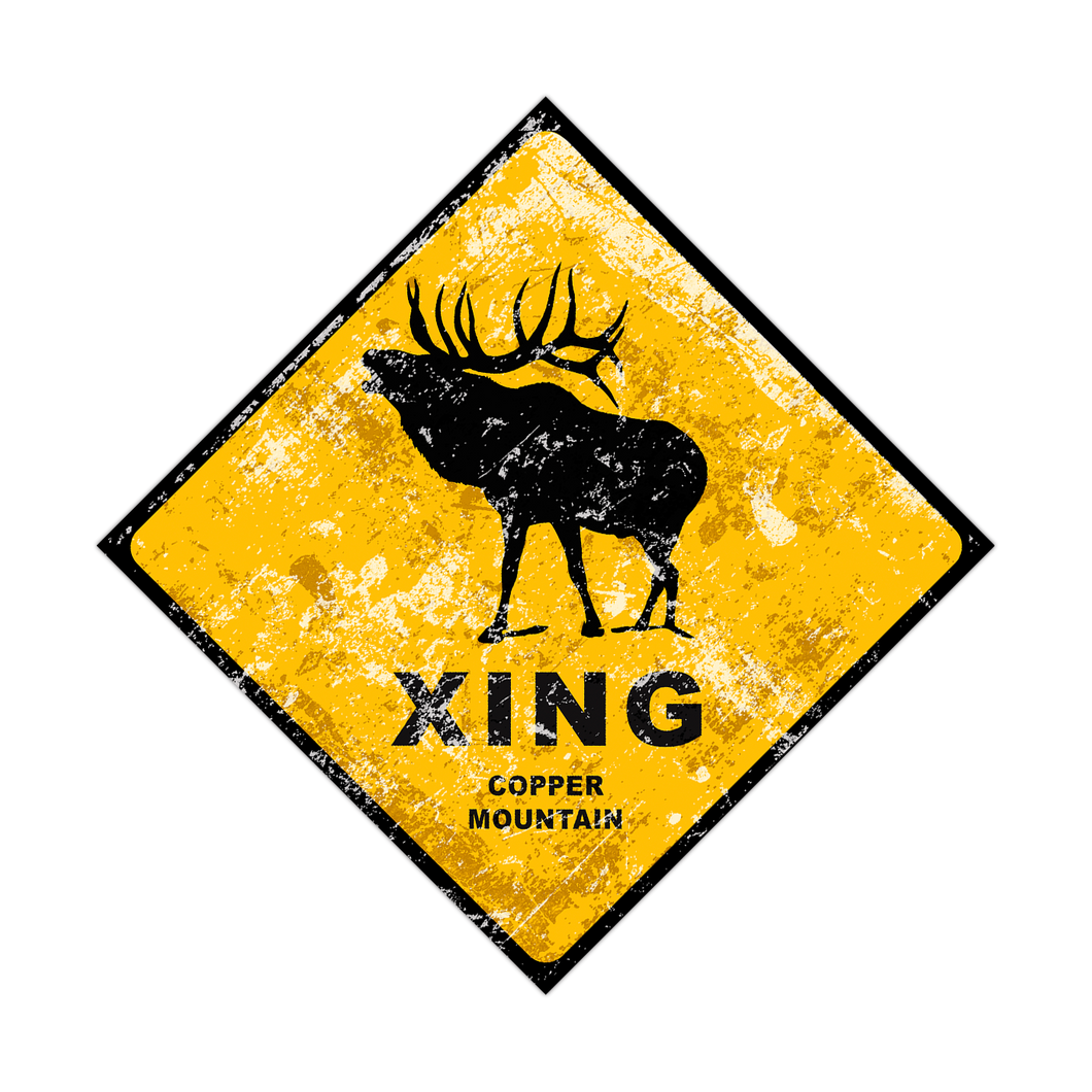 Elk Xing Sign