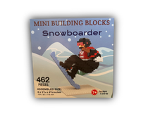 Load image into Gallery viewer, Snowboarder Mini Blocks
