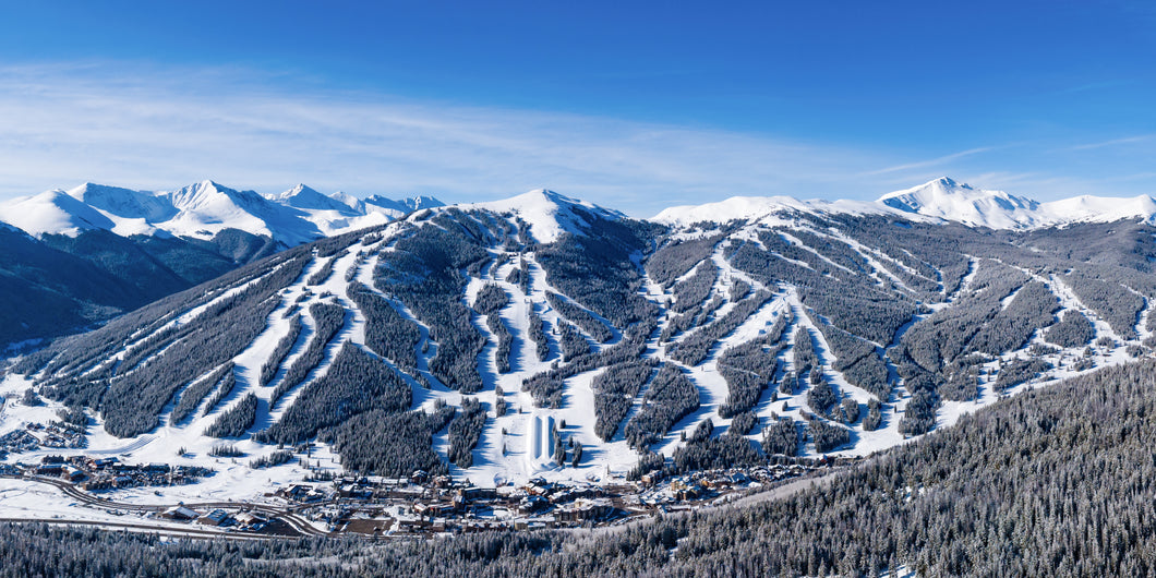 Copper Mountain Winter Aerial Acrylic 30